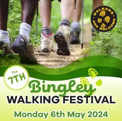 bingley walking festival 2024 square banner